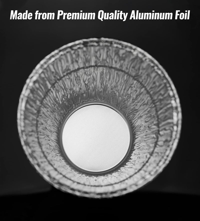 NUPICK 24 Pack Grease Bucket Liner Compatible for Pit Boss Grills 67292 Foil  Oklahoma Joe's 9518545P06  Z Grill Bucket  Recteq Large Bucket  etc. 6.3  x 6.0   Disposable Aluminum - Image 4